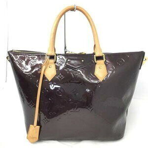 Louis Vuitton Montebello Vernis Handbag Shoulder Bag Amaranth Purple